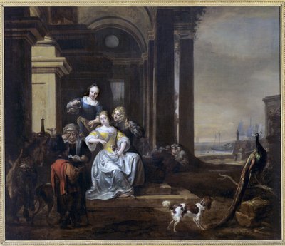 Unga blondiner, 1646-55 av Jan Baptist Weenix