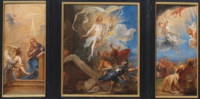 Snyders triptyk. Omkring 1659 av Jan Boeckhorst