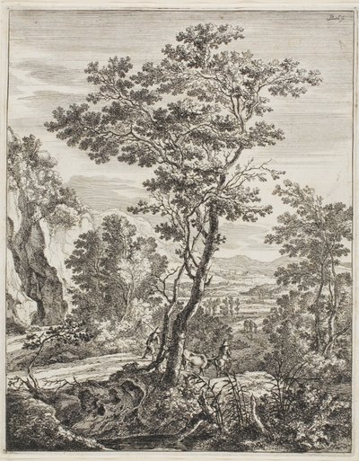 Det stora trädet, från Upright Italian Landscapes av Jan Both