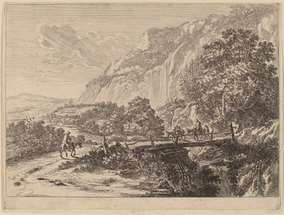 Träbron vid Sulmona, nära Tivoli av Jan Both
