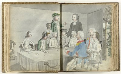 Europeisk kartgrupp i Ceylon av Jan Brandes