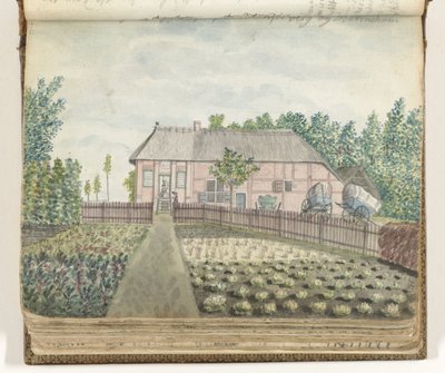 Värdshus eller jaktstuga på Montferberg av Jan Brandes