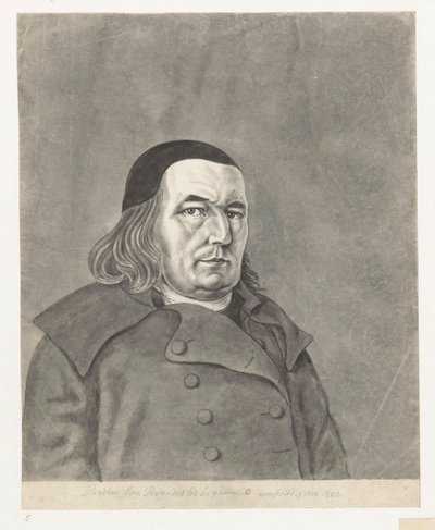 Självporträtt Jan Brandes 1803 av Jan Brandes