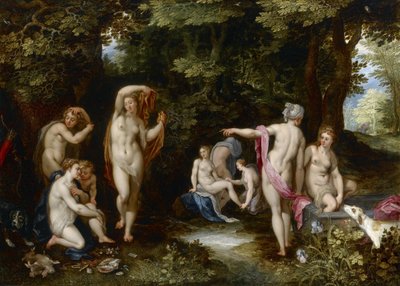 Diana och Actaeon av Jan Brueghel the Elder