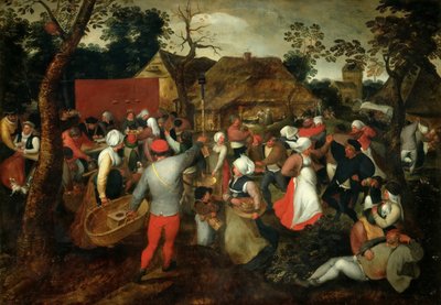 Bröllopsdans, ca. 1600. av Jan Brueghel the Elder