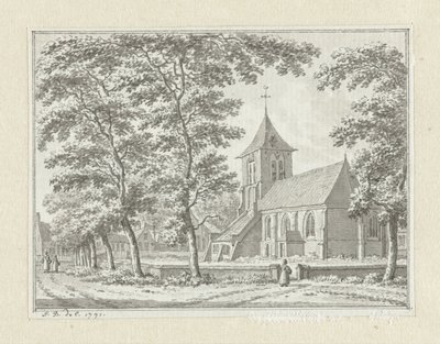 Kyrkan i Biggekerke av Jan Bulthuis