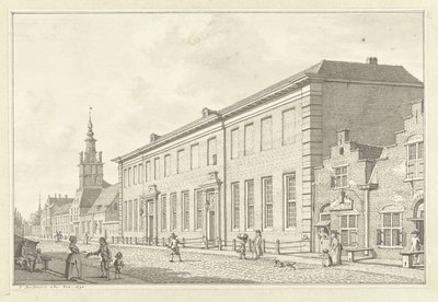 Dolhuis, Gasthuis och Oudevrouwenhuis i Rotterdam av Jan Bulthuis