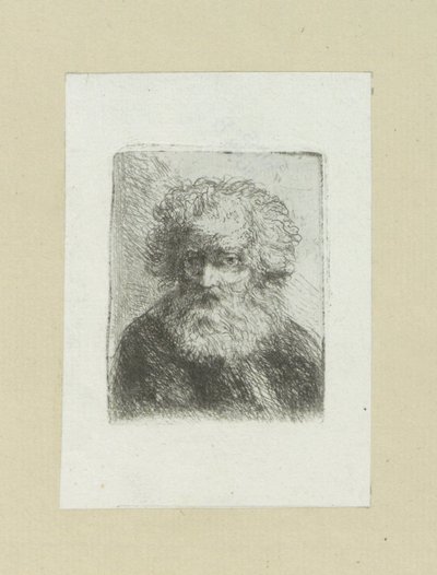 Bebaarde gamla man The Compleat Work of Etchings av John Chalon / Oeuvre Complette des Eaux Fortes av Jean Chalon (serietitel) av Jan Chalon