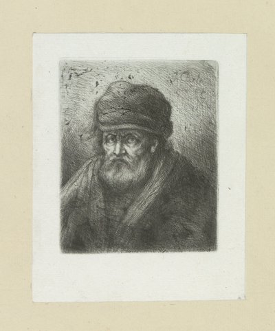 Oude man sätter baard i muts The Compleat Work of Etchings av John Chalon / Oeuvre Complette des Eaux Fortes av Jean Chalon (serietitel) av Jan Chalon