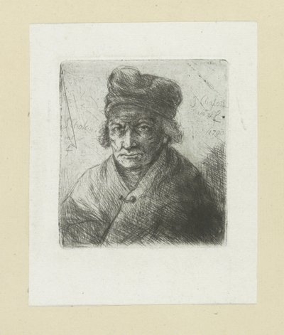 Oude man sätter muts The Compleat Work of Etchings av John Chalon / Oeuvre Complette des Eaux Fortes av Jean Chalon (serietitel) av Jan Chalon