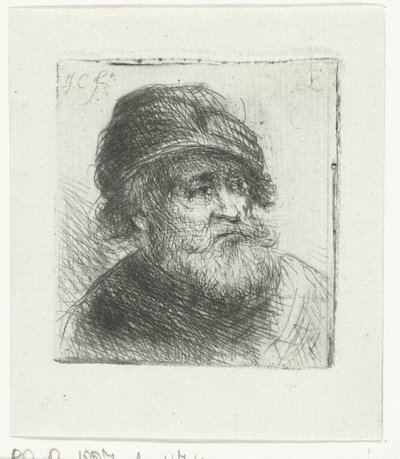 Gammal man med turban av Jan Chalon