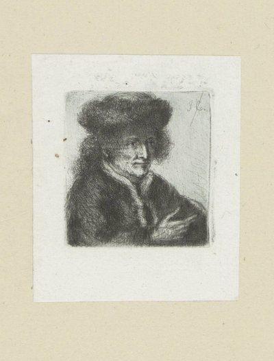 Volwassen man sätter bontmuts The Compleat Work of Etchings av John Chalon / Oeuvre Complette des Eaux Fortes av Jean Chalon (serietitel) av Jan Chalon