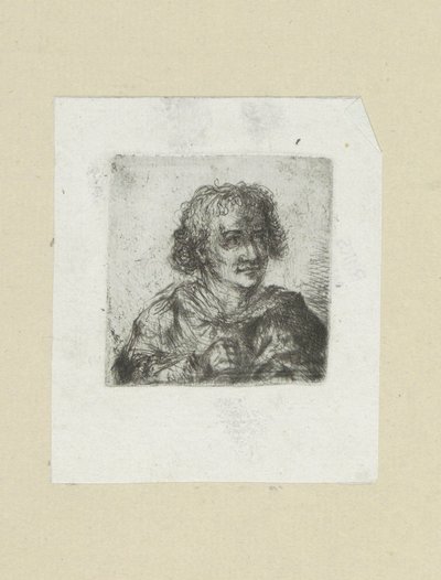 Vuxen man, hans högra hand synlig The Compleat Work of Etchings av John Chalon / Oeuvre Complette des Eaux Fortes av Jean Chalon (serietitel) av Jan Chalon