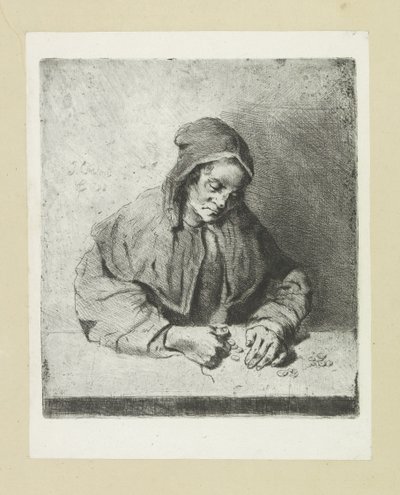 Vrouw die geld berätta The Compleat Work of Etchings av John Chalon / Oeuvre Complette des Eaux Fortes av Jean Chalon (serietitel) av Jan Chalon