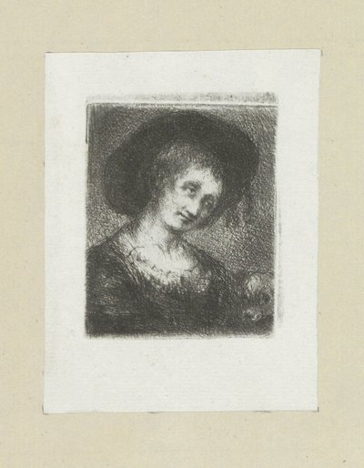 Vrouw med hond The Compleat Work of Etchings av John Chalon / Oeuvre Complette des Eaux Fortes av Jean Chalon (serietitel) av Jan Chalon
