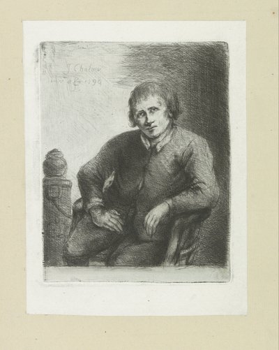 Sitter bredvid en pelare The Compleat Work of Etchings av John Chalon / Oeuvre Complette des Eaux Fortes av Jean Chalon (serietitel) av Jan Chalon