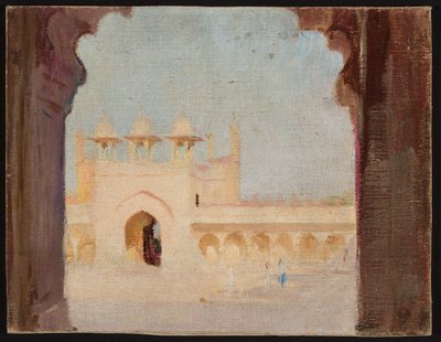 Agra - Palats. Från en resa till Indien av Jan Ciągliński