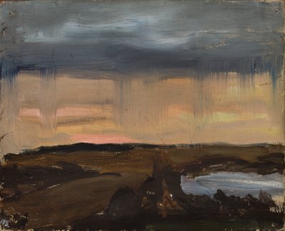 Regn - till minne av intryck från en järnvägsvagn av Jan Ciągliński