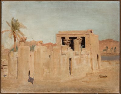 Luxor - Nilens strand. Från en resa till Egypten av Jan Ciągliński