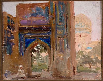 Samarkand - Gur Emir, Tamerlans mausoleum. Från en resa till Turkestan av Jan Ciągliński