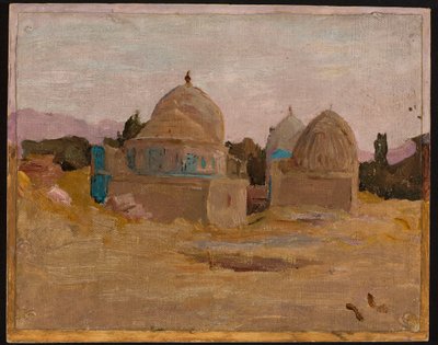 Samarkand - Shah-i-Zinda-moskén. Från en resa till Turkestan av Jan Ciągliński