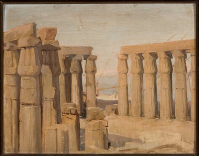Tempel i Luxor. Från en resa till Egypten av Jan Ciągliński