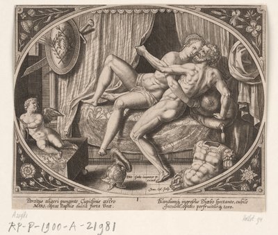 Äktenskapsbrott av Venus och Mars Venus och Mars (serietitel) av Jan Collaert (II)