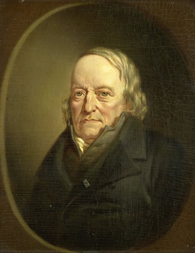 Porträtt av Johannes Kinker av Jan Cornelis van Rossum