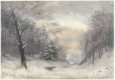 vinterlandskap av Jan Daniël Cornelis Carel Willem baron de Constant Rebecque