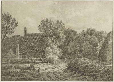 Landskap i Bloemendaal av Jan Evert Grave
