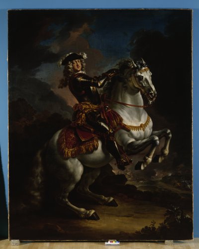 Kurfurst Johann Wilhelm von Pfalz-Neuburg till häst av Jan Frans van Douven