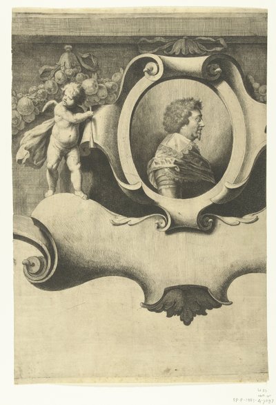 Belägringen av Breda (ark med porträtt av Frederik Hendrik), 1637 av Jan Gerritsz. van Bronckhorst