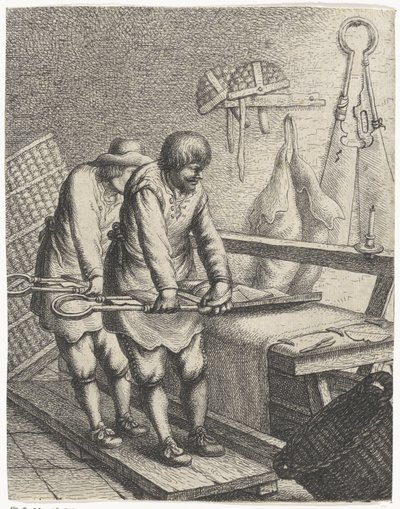 tygsax Yrken (serietitel) av Jan Gillisz. van Vliet