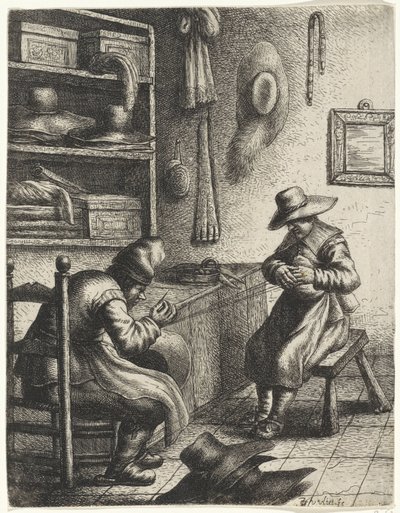 Hattmakare Yrken (serietitel) av Jan Gillisz. van Vliet
