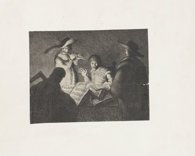 Musikskapande företag hörsel The Five Senses (serietitel) av Jan Gillisz. van Vliet