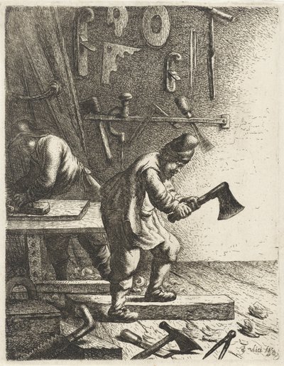 Snickare Yrken (serietitel) av Jan Gillisz. van Vliet