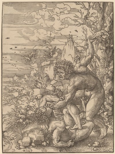 Kain dödar Abel av Jan Gossaert
