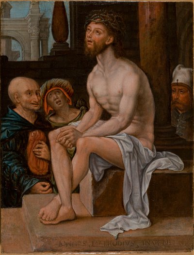 Kristus på den kalla stenen av Jan Gossaert