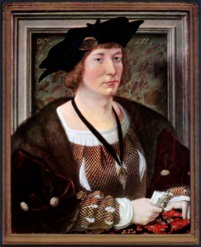 Porträtt av Hendrik III, greve av Nassau-Breda, c1516-1517, 1927 av Jan Gossaert