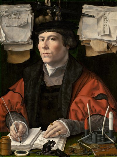 Porträtt av en köpman, ca. 1530. av Jan Gossaert