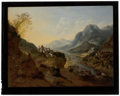 Flodlandskap av Jan Griffier