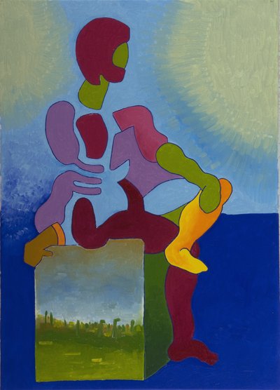 Death Waiting Patiently, 2008 (olja på duk) av Jan Groneberg