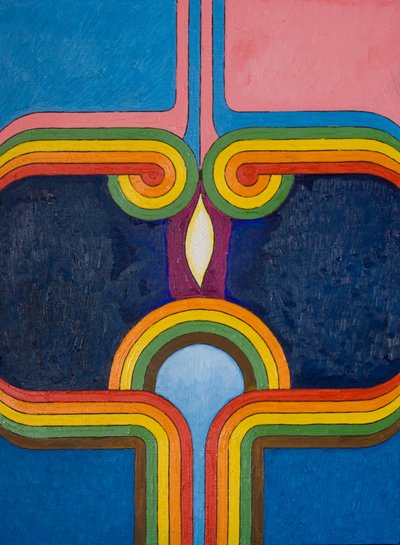 Kvinnlig torso, 2006 (olja på trä) av Jan Groneberg