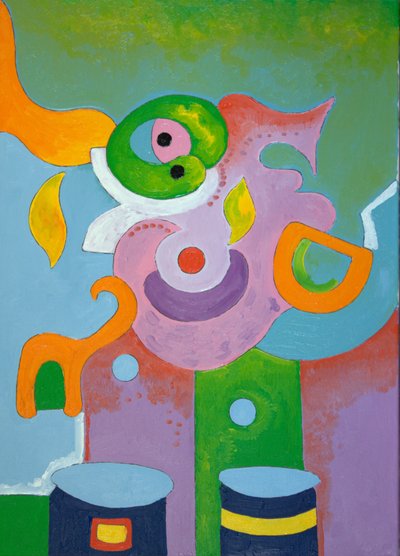 Lady Pediatrician as seen by the Child, 2009 (olja på duk) av Jan Groneberg