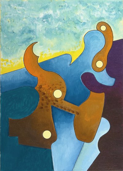 Softly as in a Morning Sunrise, 2008 (olja på duk) av Jan Groneberg