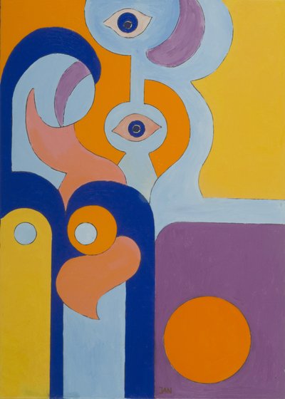 Drottningen födde en frisk pojke, 2009 (olja på duk) av Jan Groneberg