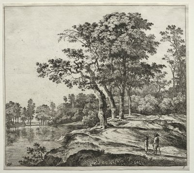De fyra träden av Jan Hackaert