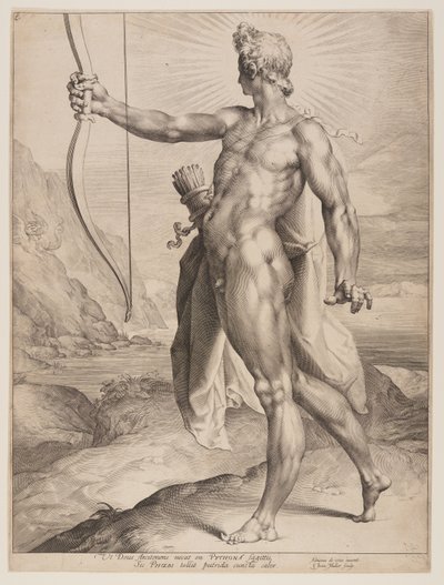 Apollo dräper pytonormen av Jan Harmensz. Muller