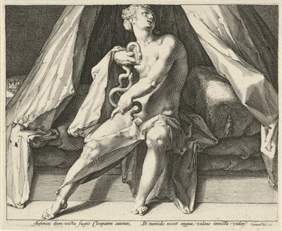 Kleopatras död av Jan Harmensz. Muller