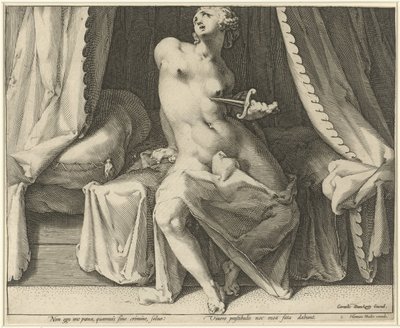 Lucretias död av Jan Harmensz. Muller